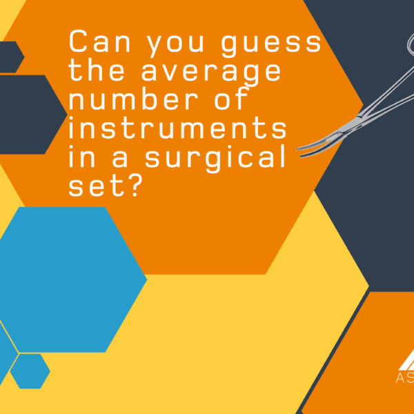 Can you guess the average number of instruments in a surgical set?