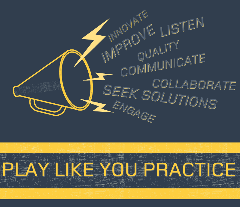 Communication: Play like you Practice